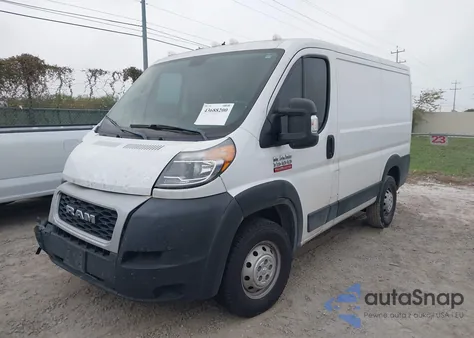 2021 Ram Promaster 1500 Low Roof 118 Wb из США, поврежденный, VIN 3C6LRVNG4ME506103